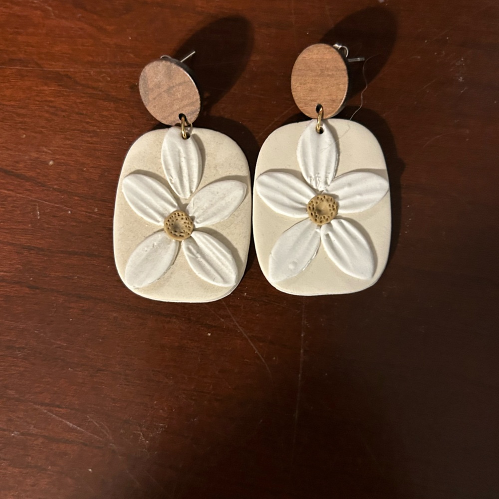 Clay handmade earrings